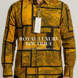 Modern Marble Grid Shirt For Men’s