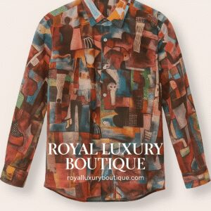 Abstract Elegance Shirts For Men’s