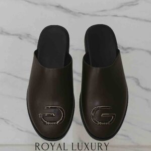 Gucci Leather Slides Half Shoe