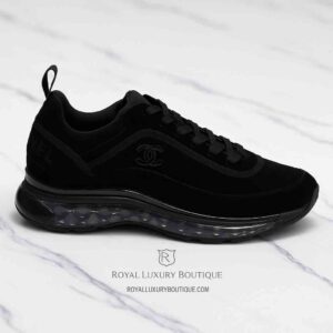 Inspired Luxe Air Sneakers – Ultimate Black Elegance
