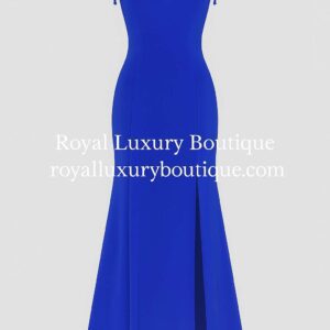 Royal Sapphire Elegance Gown